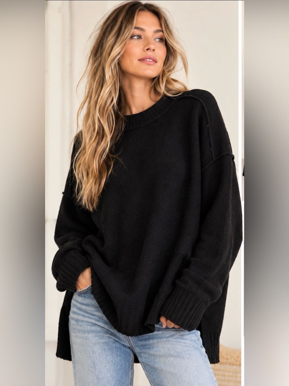 Free People Phoebe pullover sweater - Size Medium NWT